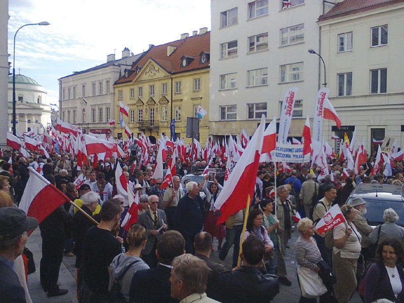 Myślenicka Solidarność w marszu Obudź się Polsko
